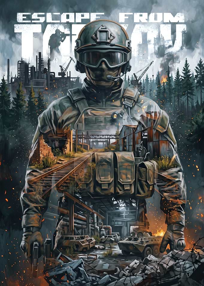 Escape From Tarkov Soldier Poster