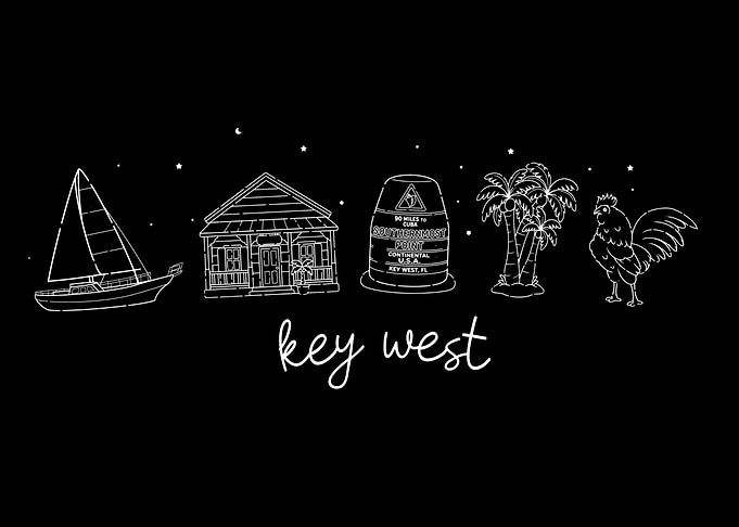 Key West Florida Travel Souvenir