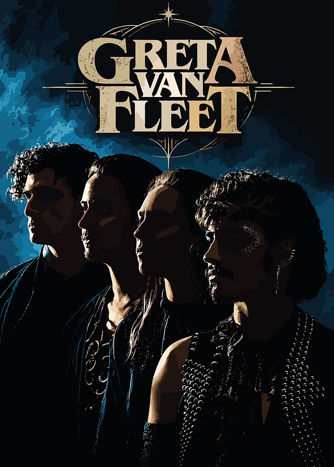 Greta Van Fleet Band Poster