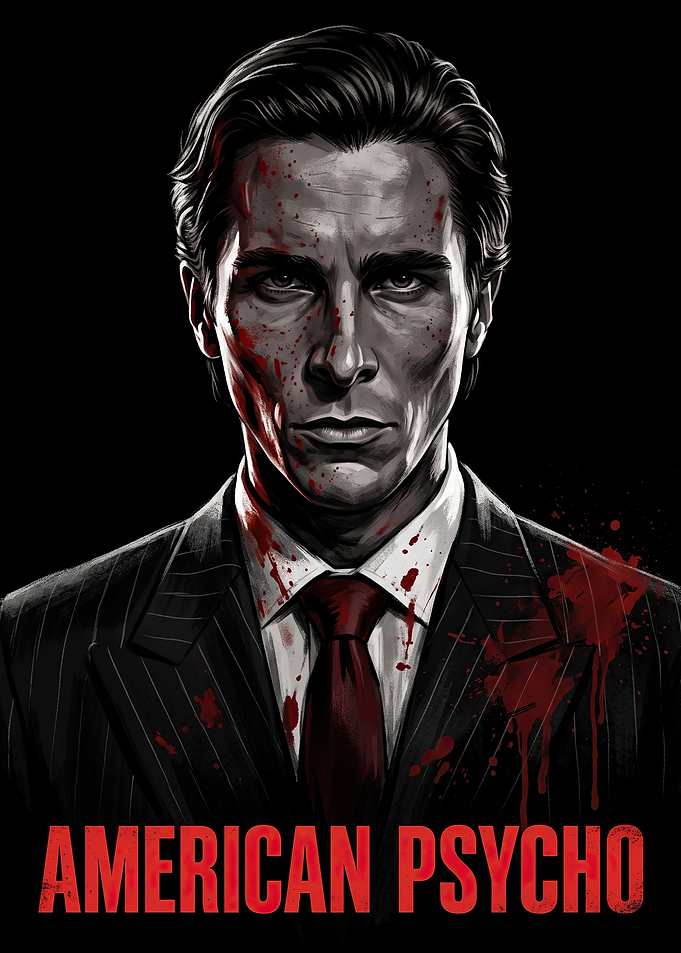 American Psycho Patrick Bateman Portrait