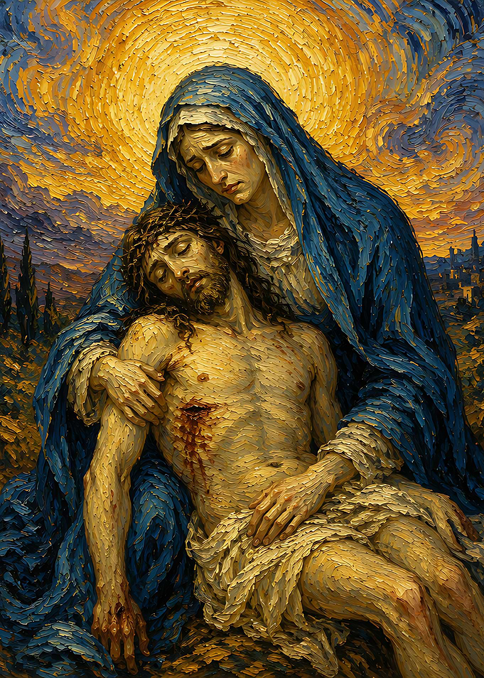 The Pieta Oil Painting