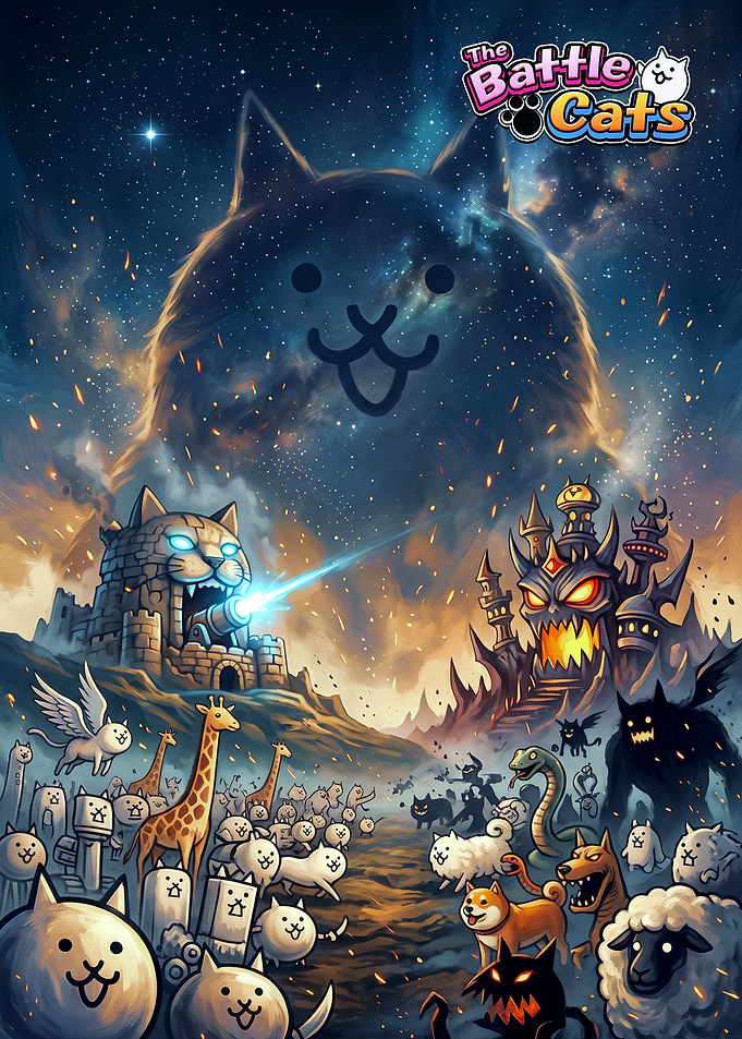 The Battle Cats Epic War Poster