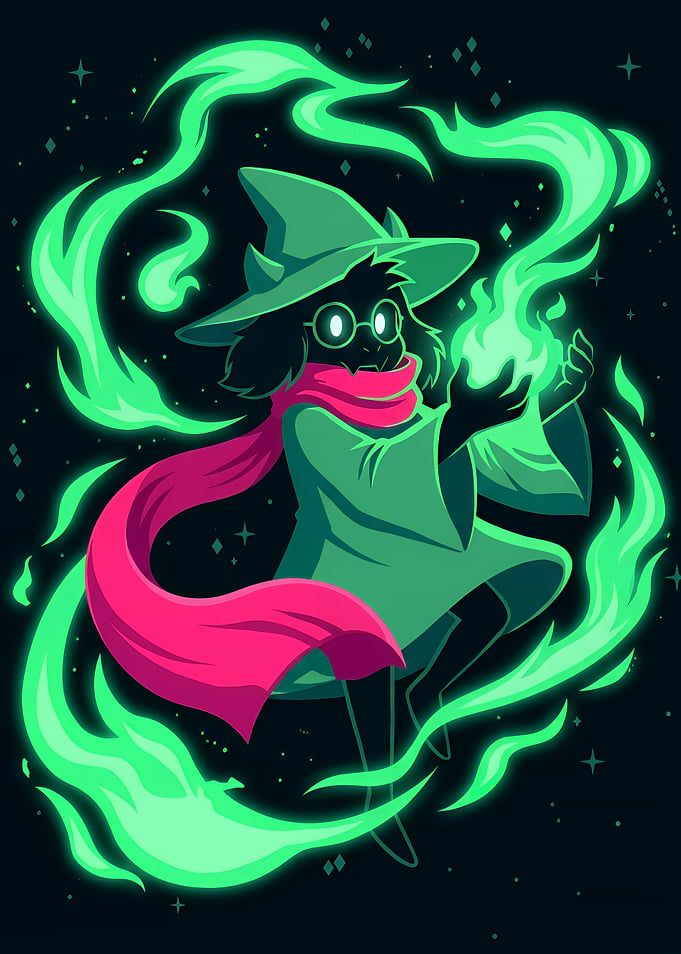 Ralsei Casting Magic Spell