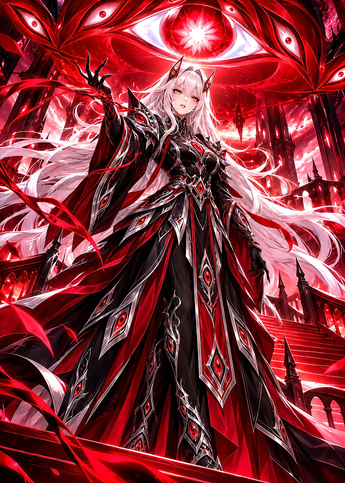 Gothic Queen of the Crimson Eye