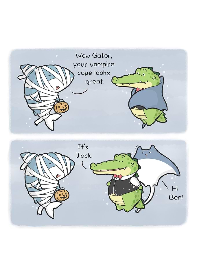 Buddy Gator - Vampire Cape