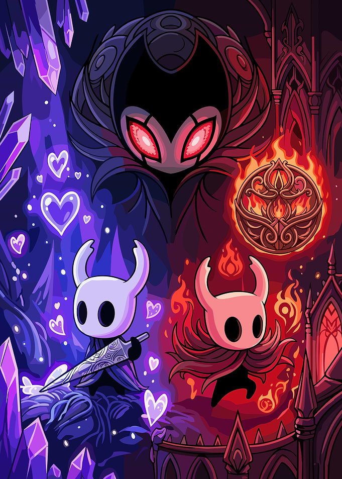 Hollow Knight Dual Path Illustration