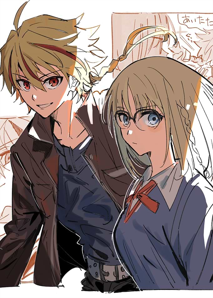 Anime Style Duo Illustration