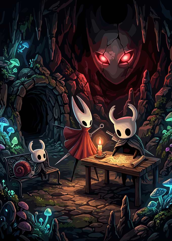 Hollow Knight Characters Planning Adventure
