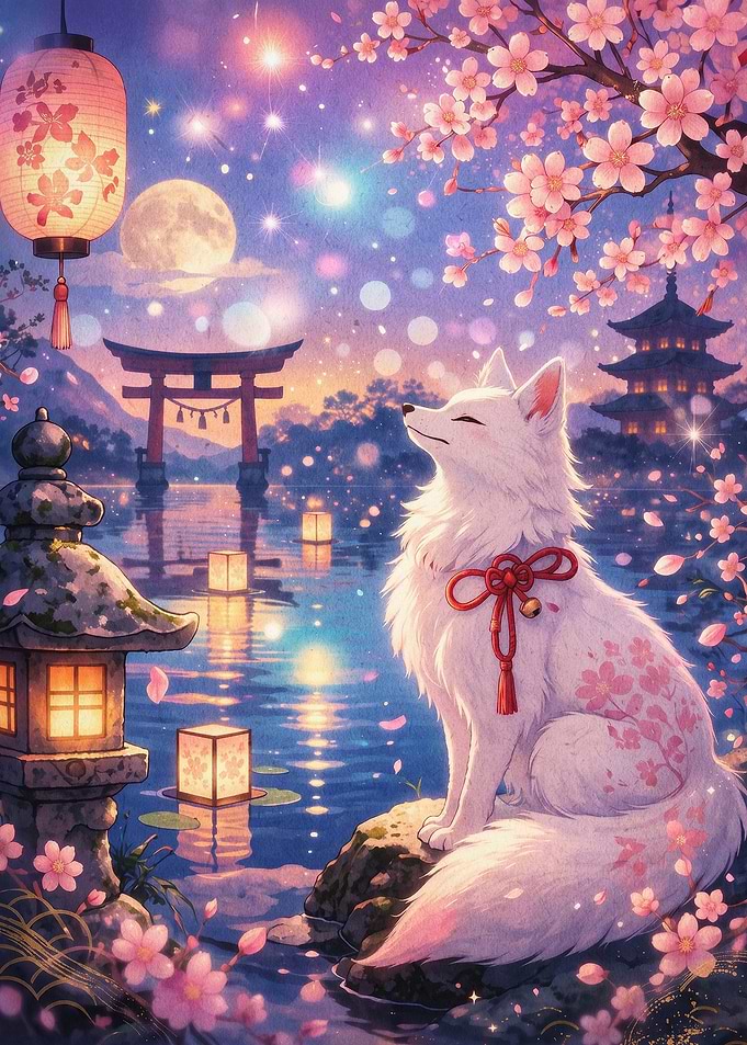 White Fox Japanese Cherry Blossom A