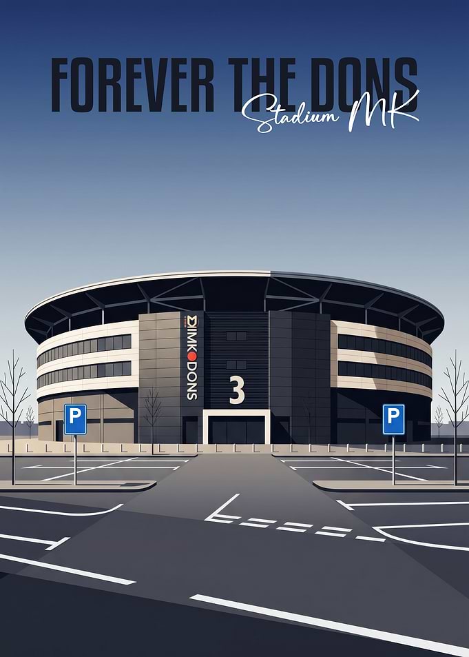 Stadium MK Forever The Dons Poster