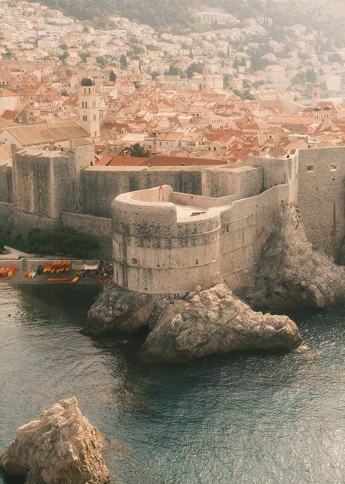 Fort Bokar and Dubrovnik Old Town – Croatia Adriatic Coast Photography