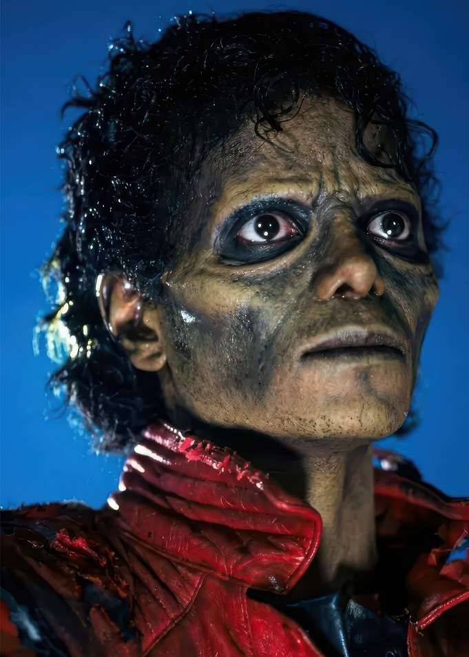 Michael Jackson Thriller Zombie Portrait