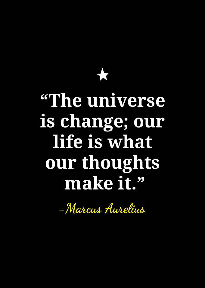 Marcus Aurelius Inspirational Quote Poster