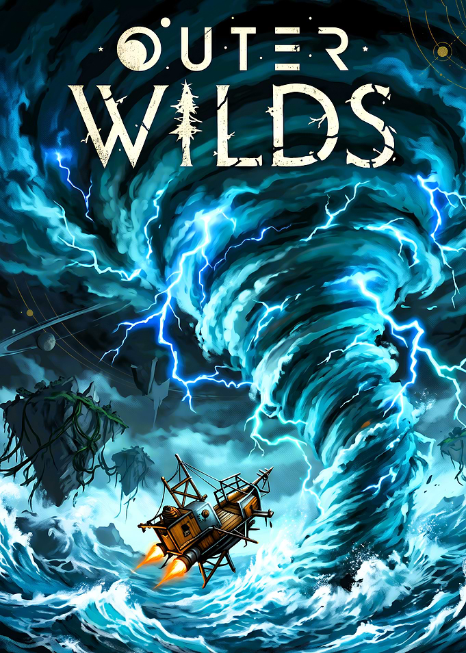 Outer Wilds Giant's Deep Poster