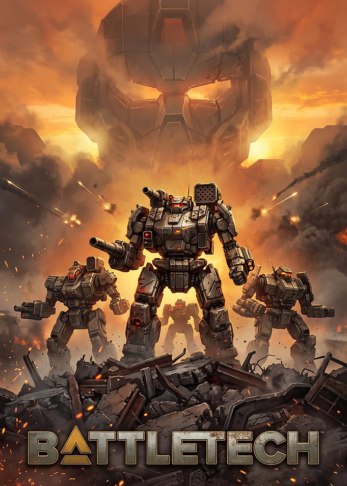 BattleTech MechWarrior Squad Battle Scene