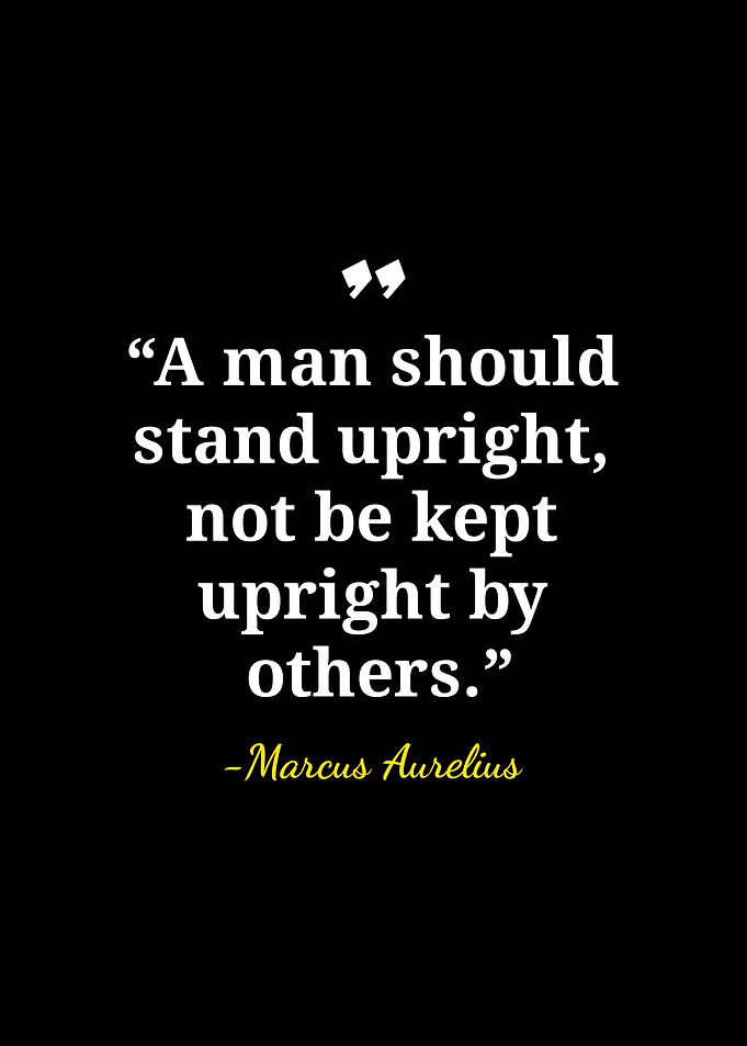 Marcus Aurelius Inspirational Quote Poster