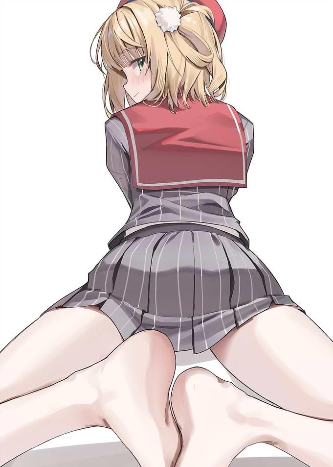 Anime Girl in School Uniform