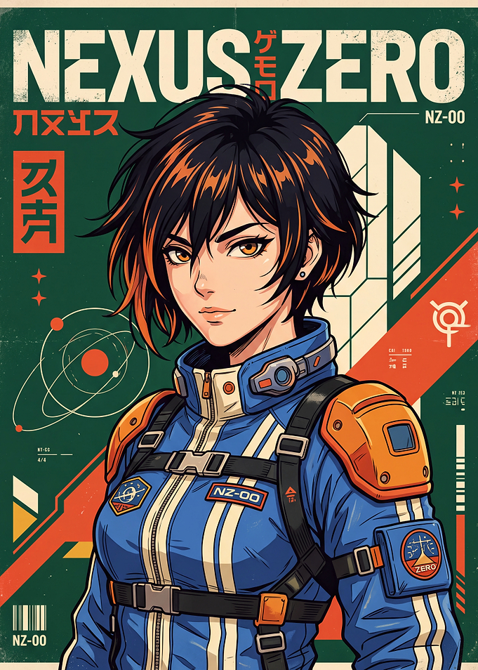Nexus Zero Sci-Fi Anime Poster