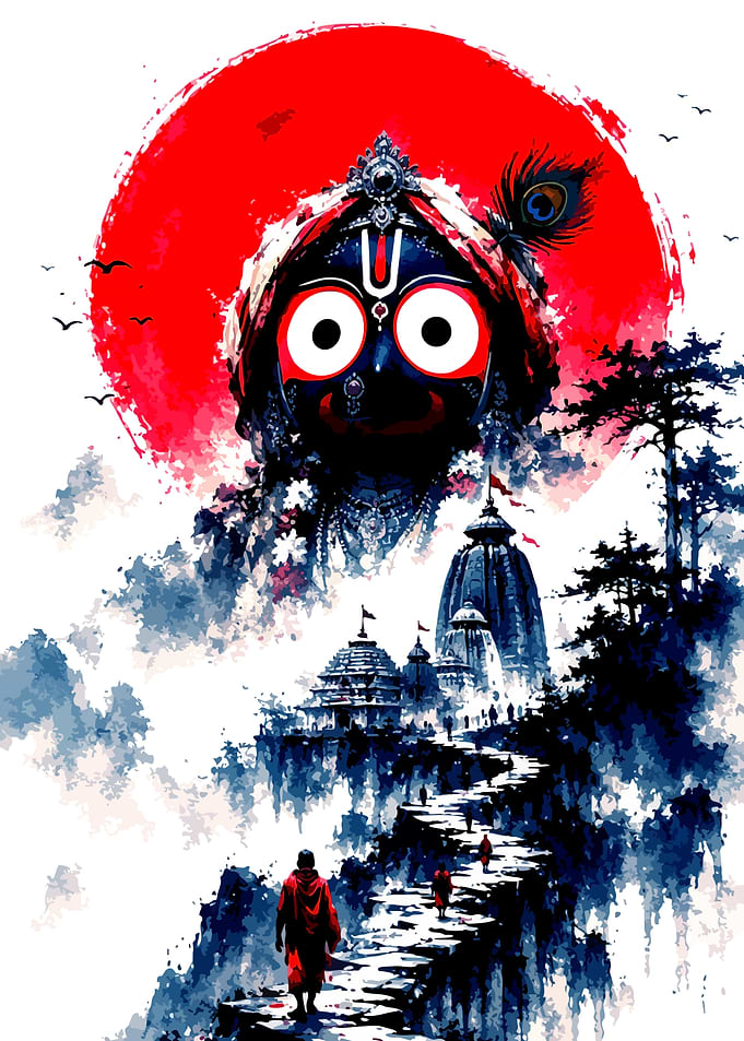 Lord Jagannath Divine Temple Path