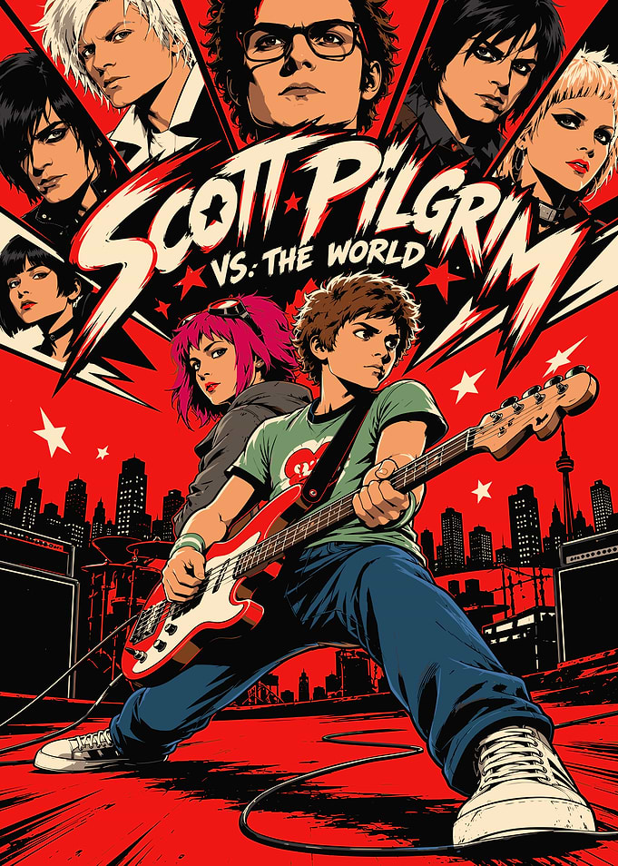 Scott Pilgrim vs. The World Poster