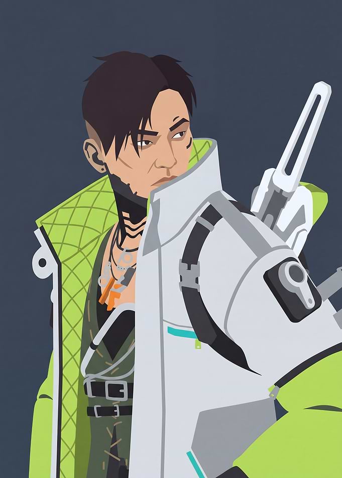 Crypto from Apex Legends Digital Portrait