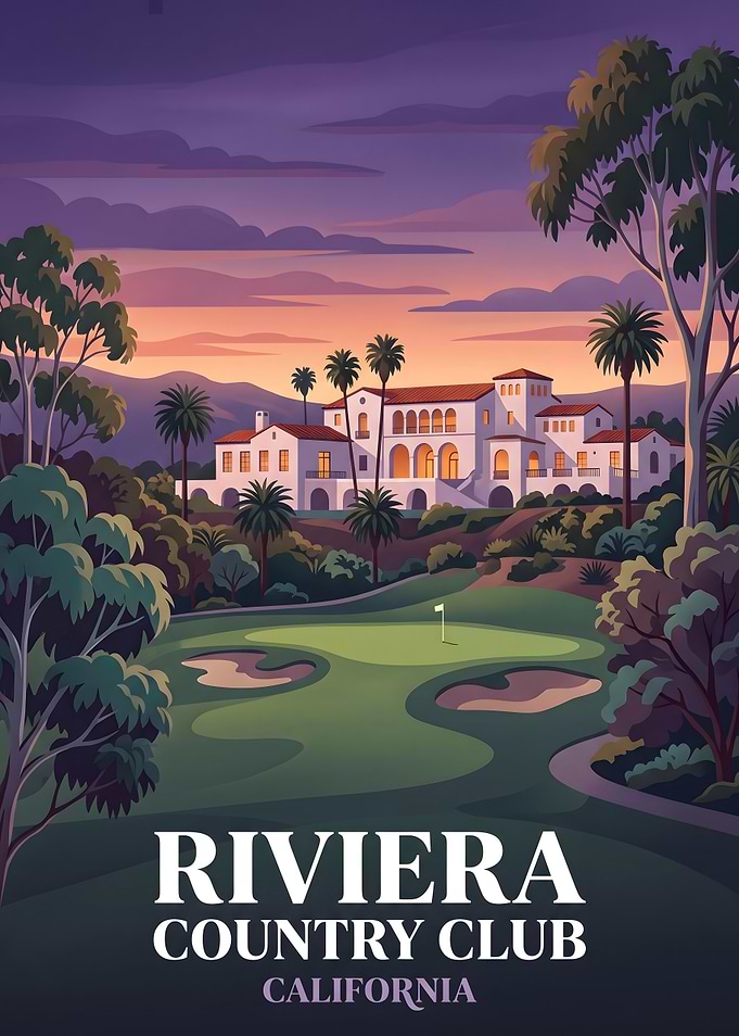 Riviera Country Club California Poster