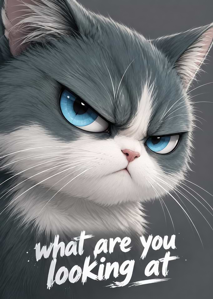 Grumpy Cat What Are You Looking At