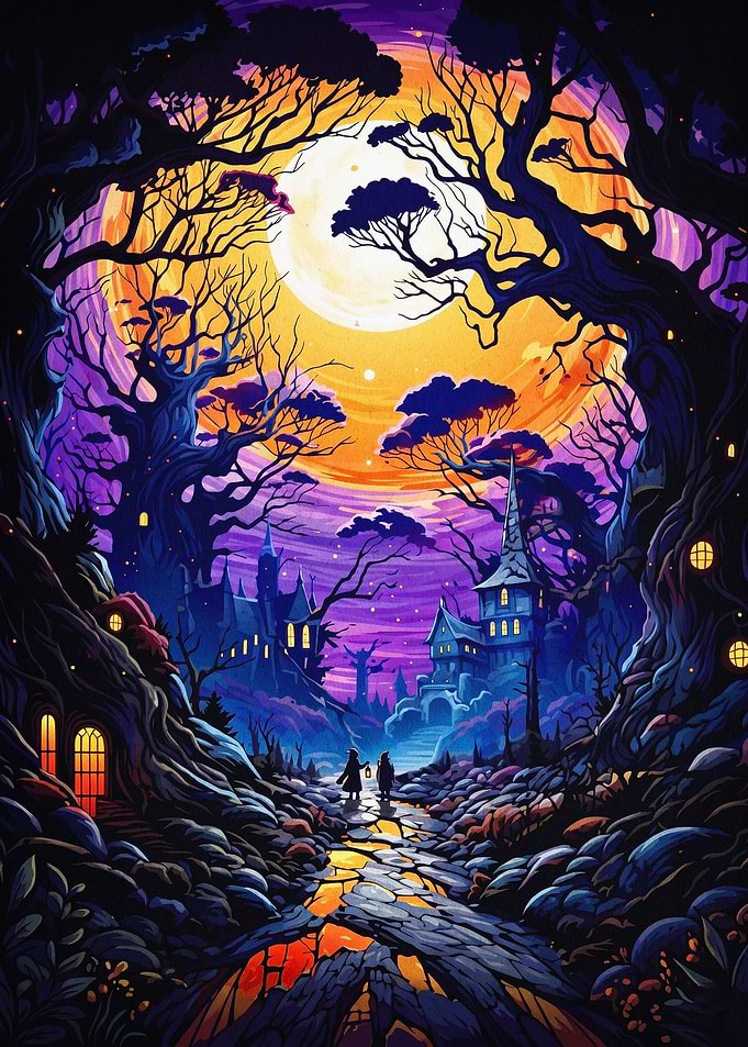 Magic Forest Fantasy Art