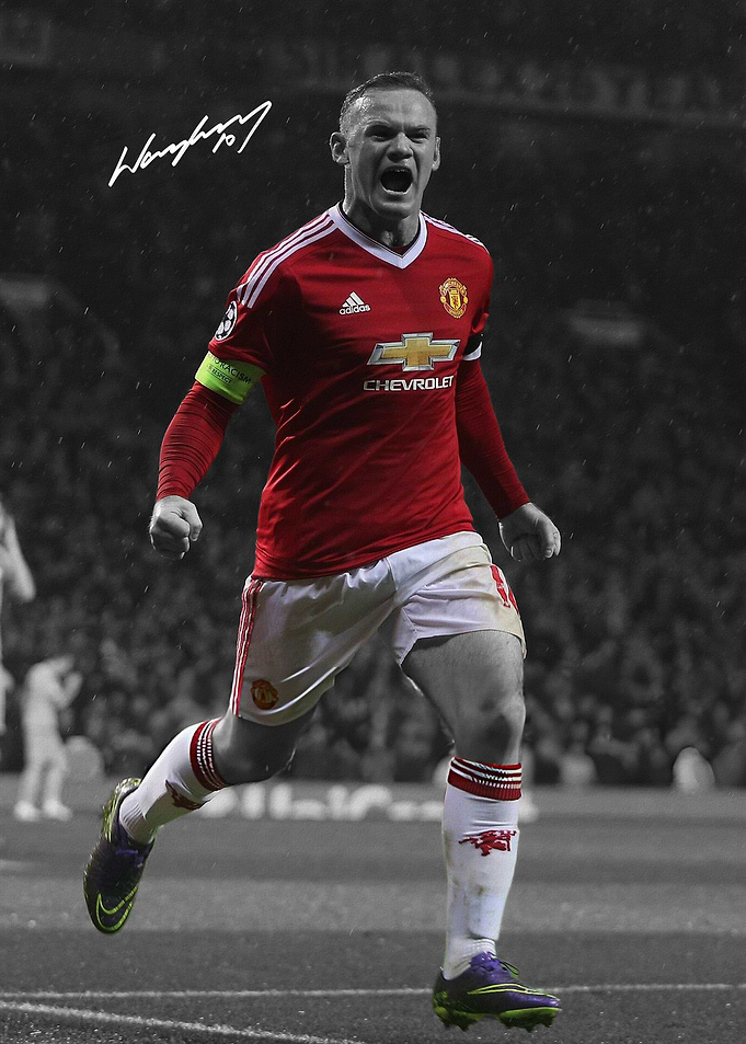 Wayne Rooney Manchester Celebration