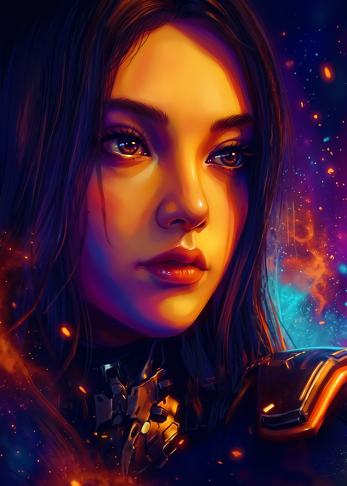 Warrior Woman Portrait