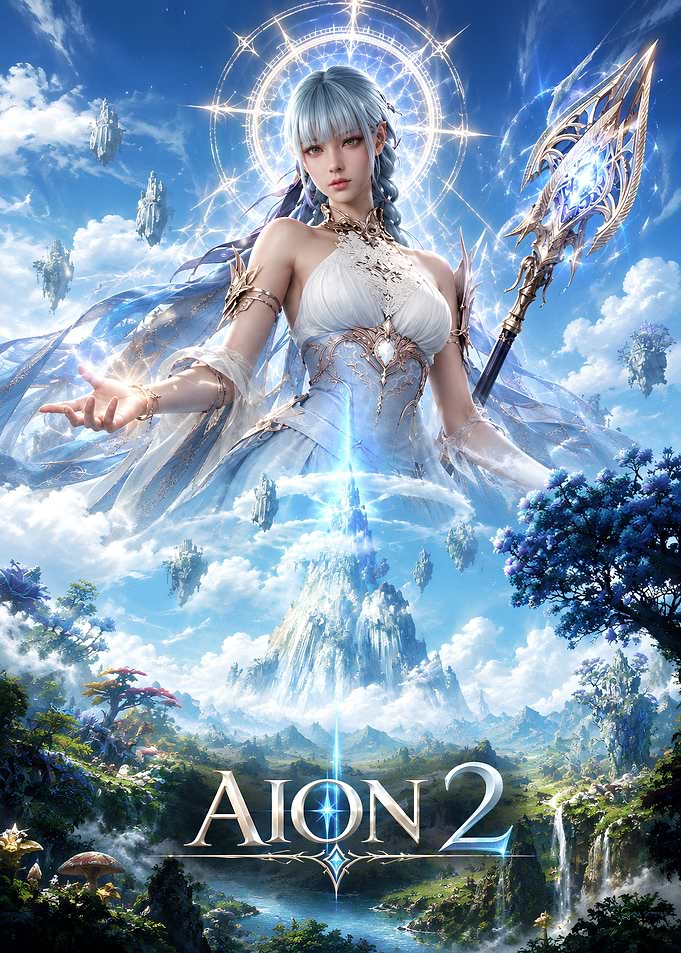 Aion 2 Fantasy Game Poster