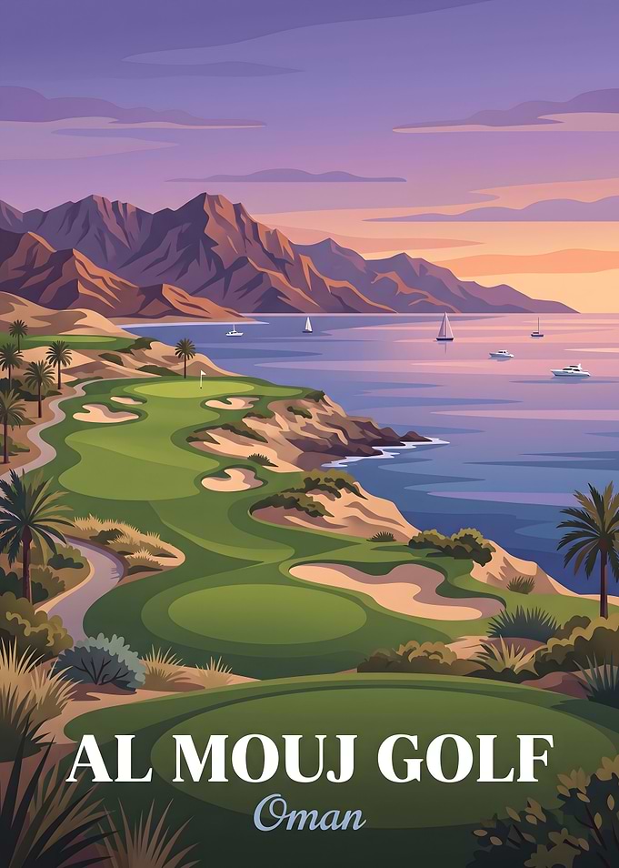 Al Mouj Golf Course Oman Poster