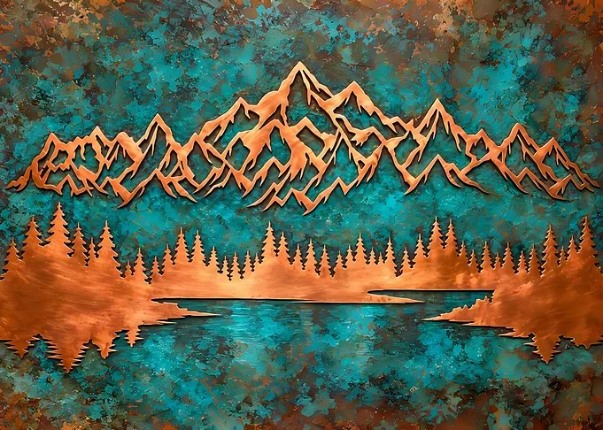 Copper Mountain and Forest Wall Art