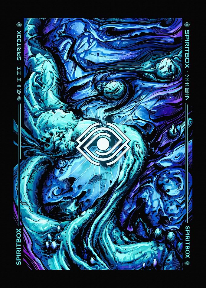 Spiritbox Abstract Blue Eye Graphic