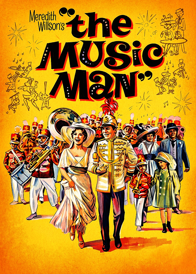 The Music Man Vintage Movie Poster