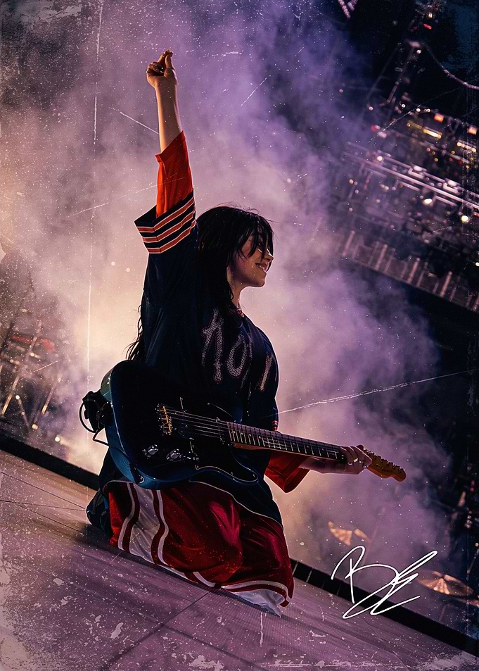 Billie Eilish Performing on Stage