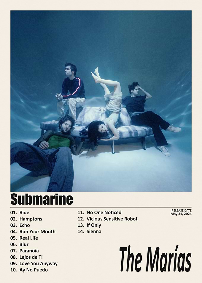 The Marías Submarine Album Poster