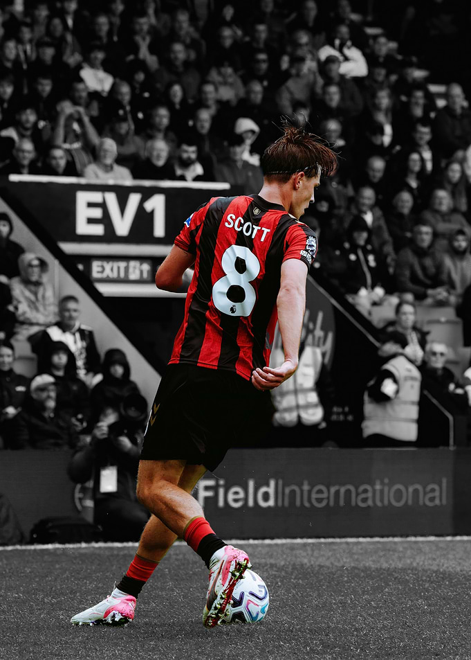 Alex Scott Football Player Action Shot