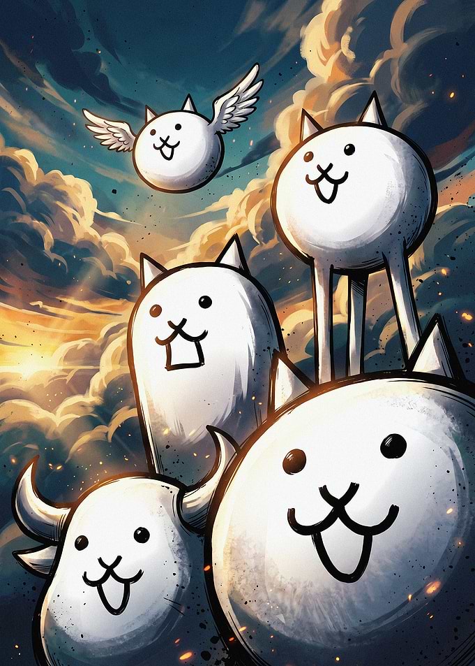 The Battle Cats Character Ensemble