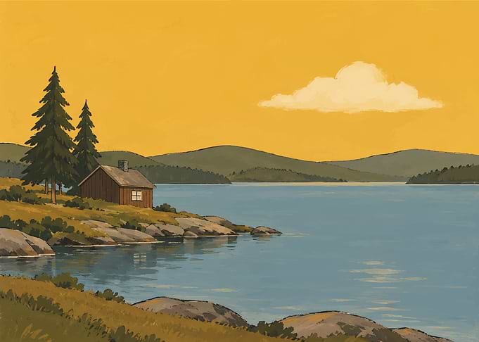 Serene Cabin by the Lake