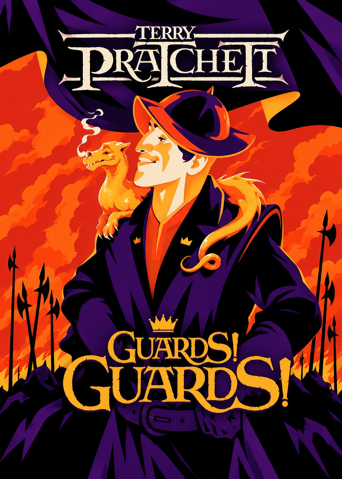 Terry Pratchett Guards! Guards! Book Cover