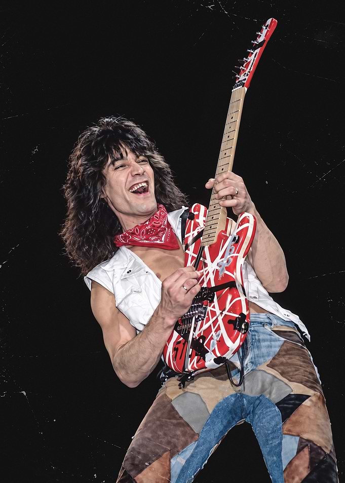 Eddie Van Halen Playing Frankenstrat Guitar