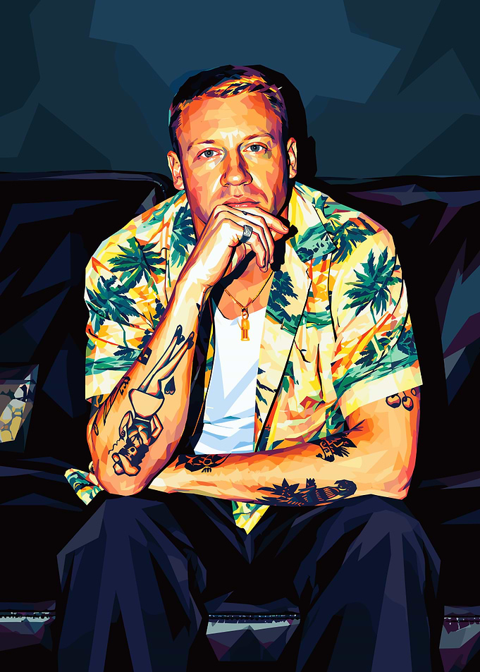 Macklemore Pop Art Portrait