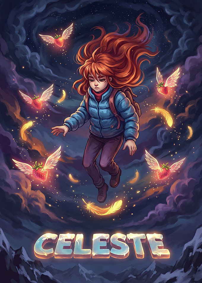 Madeline Floating in Celeste Fan Art