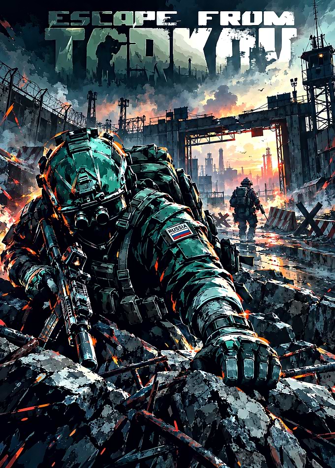 Escape From Tarkov Soldier Combat Scene