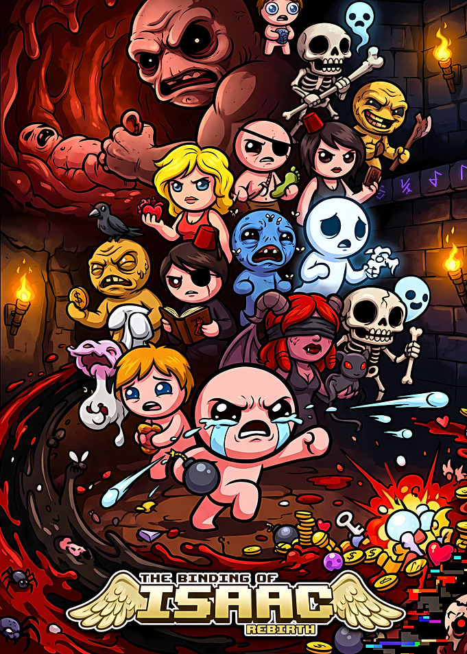 The Binding of Isaac Rebirth Poster