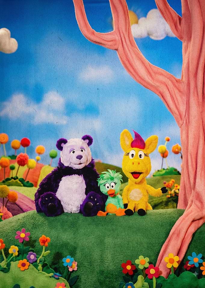 Cute Fantasy Creatures Art Poster