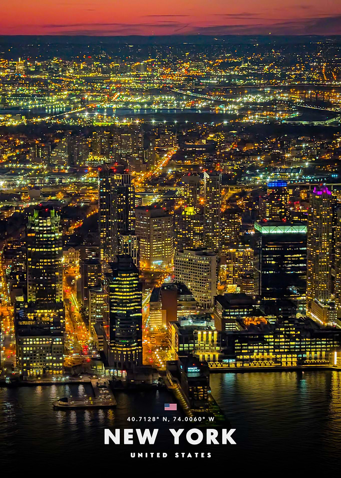 New York City Skyline at Night