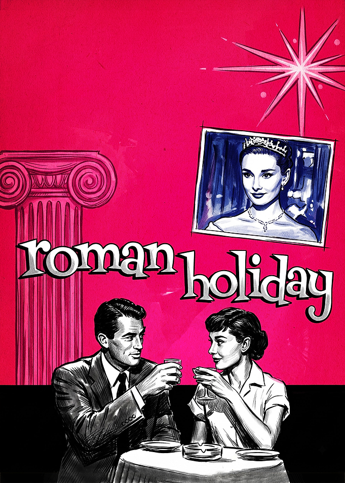 Roman Holiday Movie Poster Art