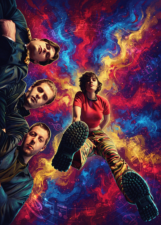 The Marías Band Psychedelic Poster Art